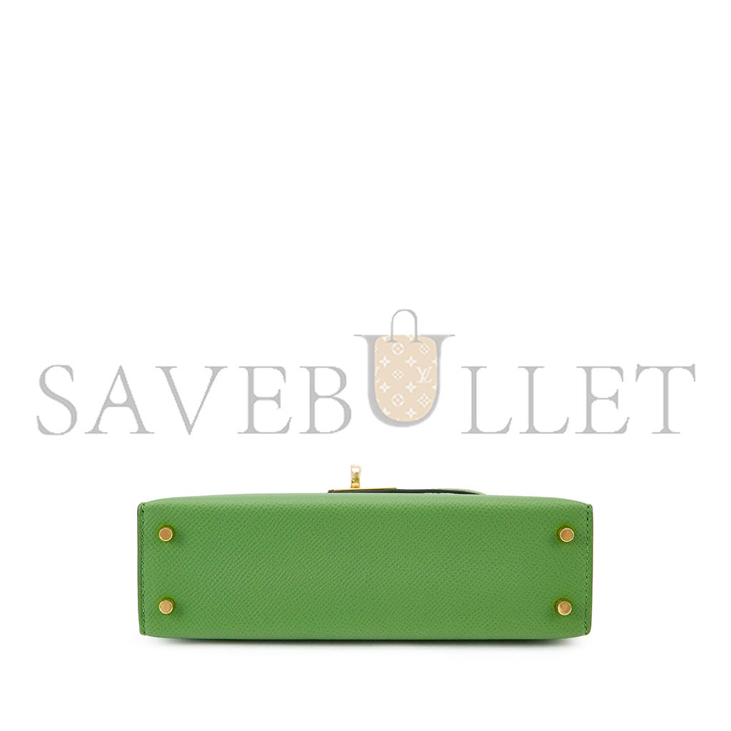 H**mes epsom mini kelly ii 20 gold hardware (19*12*5.5cm)